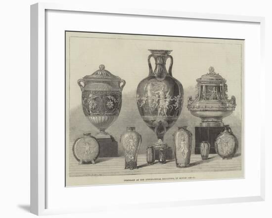 Porcelain at the International Exhibition, by Minton and Company-Walter Wilson-Framed Giclee Print