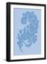 Porcelain Blue Motif II-Vision Studio-Framed Art Print