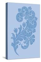 Porcelain Blue Motif II-Vision Studio-Stretched Canvas