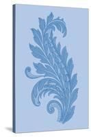 Porcelain Blue Motif III-Vision Studio-Stretched Canvas