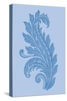 Porcelain Blue Motif III-Vision Studio-Stretched Canvas