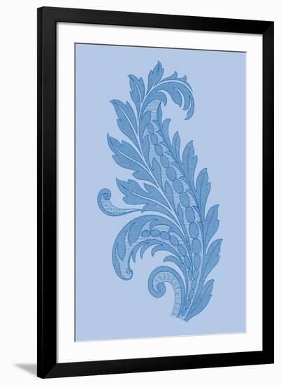 Porcelain Blue Motif III-Vision Studio-Framed Art Print