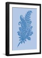 Porcelain Blue Motif IV-Vision Studio-Framed Art Print