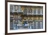 Porcelain House with chinaware cemented and glued onto the building, Tianjin, China-Keren Su-Framed Premium Photographic Print