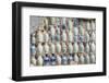 Porcelain House with chinaware cemented and glued onto the building, Tianjin, China-Keren Su-Framed Photographic Print