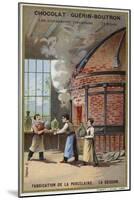 Porcelain Manufacturing. Firing-null-Mounted Giclee Print