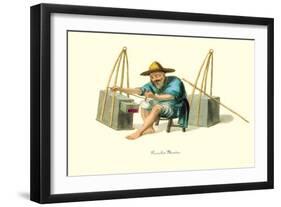 Porcelain Mender-George Henry Malon-Framed Art Print