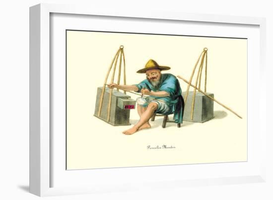 Porcelain Mender-George Henry Malon-Framed Art Print