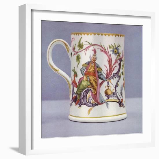 'Porcelain Mug', c1770, (1936)-John de Lanauze-Framed Photographic Print