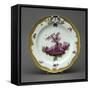 Porcelain Plate from the Orlov Service, Ca 1770-null-Framed Stretched Canvas