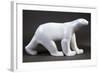Porcelain Polar Bear, 1922-Francois Stiemart and Pierre Gobert-Framed Giclee Print