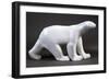 Porcelain Polar Bear, 1922-Francois Stiemart and Pierre Gobert-Framed Giclee Print