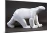 Porcelain Polar Bear, 1922-Francois Stiemart and Pierre Gobert-Mounted Giclee Print