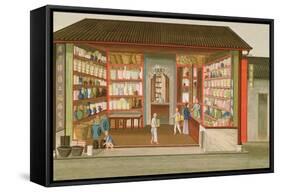 Porcelain Shop-null-Framed Stretched Canvas