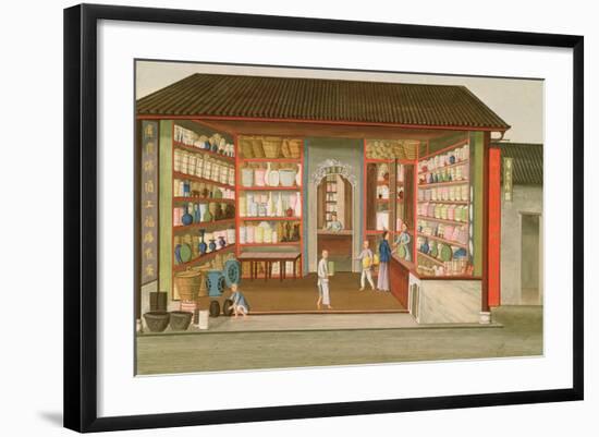 Porcelain Shop-null-Framed Giclee Print