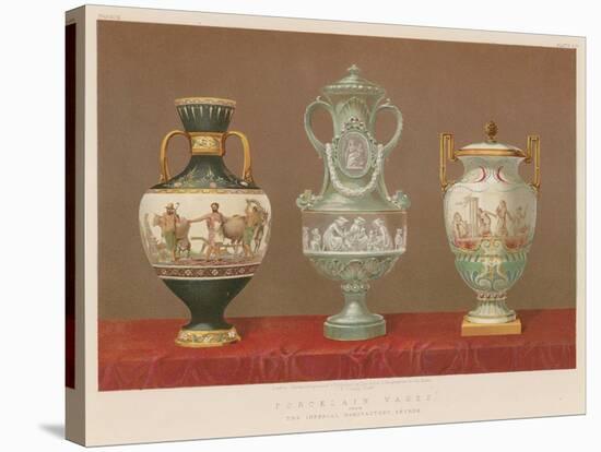 Porcelain Vases from the Imperial Manufactory, Sevres-null-Stretched Canvas