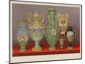 Porcelain Vases from the Imperial Manufactory, Sevres-null-Mounted Giclee Print