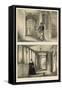 Porch and Corridor, Ockwells, Berks-Joseph Nash-Framed Stretched Canvas