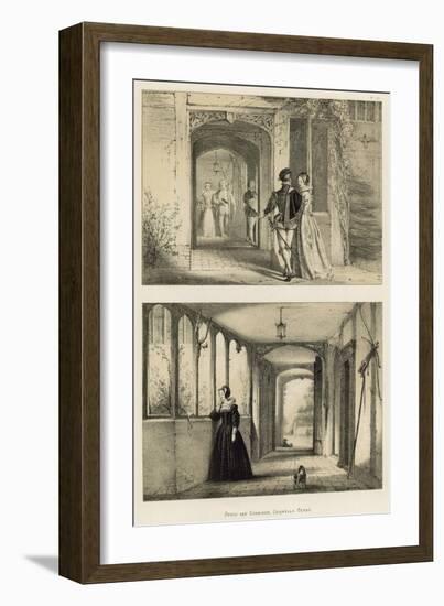 Porch and Corridor, Ockwells, Berks-Joseph Nash-Framed Giclee Print