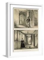 Porch and Corridor, Ockwells, Berks-Joseph Nash-Framed Giclee Print