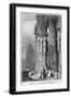 Porch of Regensburg (Ratisbo) Cathedral, Germany, 19th Century-J Lewis-Framed Premium Giclee Print