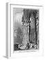 Porch of Regensburg (Ratisbo) Cathedral, Germany, 19th Century-J Lewis-Framed Premium Giclee Print