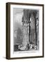 Porch of Regensburg (Ratisbo) Cathedral, Germany, 19th Century-J Lewis-Framed Giclee Print