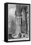 Porch of Regensburg (Ratisbo) Cathedral, Germany, 19th Century-J Lewis-Framed Stretched Canvas