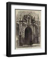 Porch of St Mary's Church, Oxford-null-Framed Premium Giclee Print