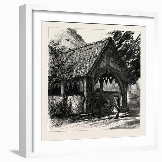 Porch of Stoke Poges, UK-null-Framed Giclee Print