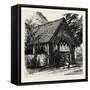 Porch of Stoke Pogis, Uk, 19th Century-null-Framed Stretched Canvas