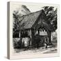 Porch of Stoke Pogis, Uk, 19th Century-null-Stretched Canvas