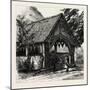 Porch of Stoke Pogis, Uk, 19th Century-null-Mounted Giclee Print