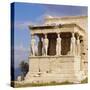 Porch of the Caryatids with Figures of the Six Maidens, Erechtheion, Acropolis, Athens, Greece-Roy Rainford-Stretched Canvas