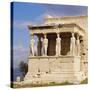 Porch of the Caryatids with Figures of the Six Maidens, Erechtheion, Acropolis, Athens, Greece-Roy Rainford-Stretched Canvas