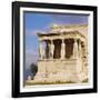 Porch of the Caryatids with Figures of the Six Maidens, Erechtheion, Acropolis, Athens, Greece-Roy Rainford-Framed Photographic Print