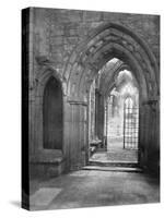 Porch of the Chapter House, Elgin Cathedral, Scotland, 1924-1926-Valentine & Sons-Stretched Canvas