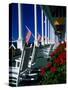 Porch of the Grand Hotel, Mackinac Island, Michigan, USA-null-Stretched Canvas