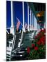 Porch of the Grand Hotel, Mackinac Island, Michigan, USA-null-Mounted Photographic Print