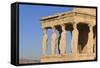 Porch of the Maidens (Caryatids), Erecthion, Early Morning, Acropolis, Athens Greece, Europe-Eleanor Scriven-Framed Stretched Canvas