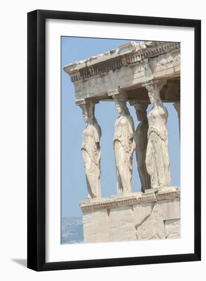 Porch of the Maidens, Erechtheion, Acropolis, Athens, Greece, Europe-Jim Engelbrecht-Framed Premium Photographic Print
