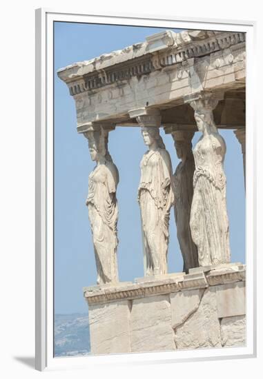 Porch of the Maidens, Erechtheion, Acropolis, Athens, Greece, Europe-Jim Engelbrecht-Framed Premium Photographic Print