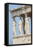 Porch of the Maidens, Erechtheion, Acropolis, Athens, Greece, Europe-Jim Engelbrecht-Framed Stretched Canvas