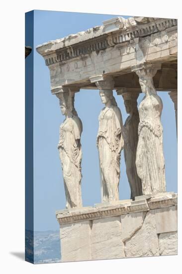 Porch of the Maidens, Erechtheion, Acropolis, Athens, Greece, Europe-Jim Engelbrecht-Stretched Canvas