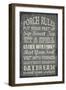 Porch Rules-Erin Clark-Framed Giclee Print