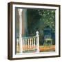 Porch Shadows-Sue Schlabach-Framed Art Print