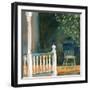 Porch Shadows-Sue Schlabach-Framed Art Print