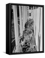 Porch-Sitting, One of Miamians Major Outdoor Sports, White House Hotel-Alfred Eisenstaedt-Framed Stretched Canvas