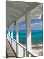 Porch View of the Atlantic Ocean, Loyalist Cays, Abacos, Bahamas-Walter Bibikow-Mounted Premium Photographic Print