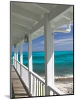 Porch View of the Atlantic Ocean, Loyalist Cays, Abacos, Bahamas-Walter Bibikow-Mounted Photographic Print